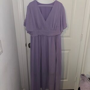Long Lavender Dress